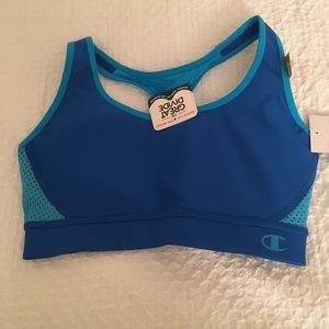 Blue Champion sports bra. Size S.